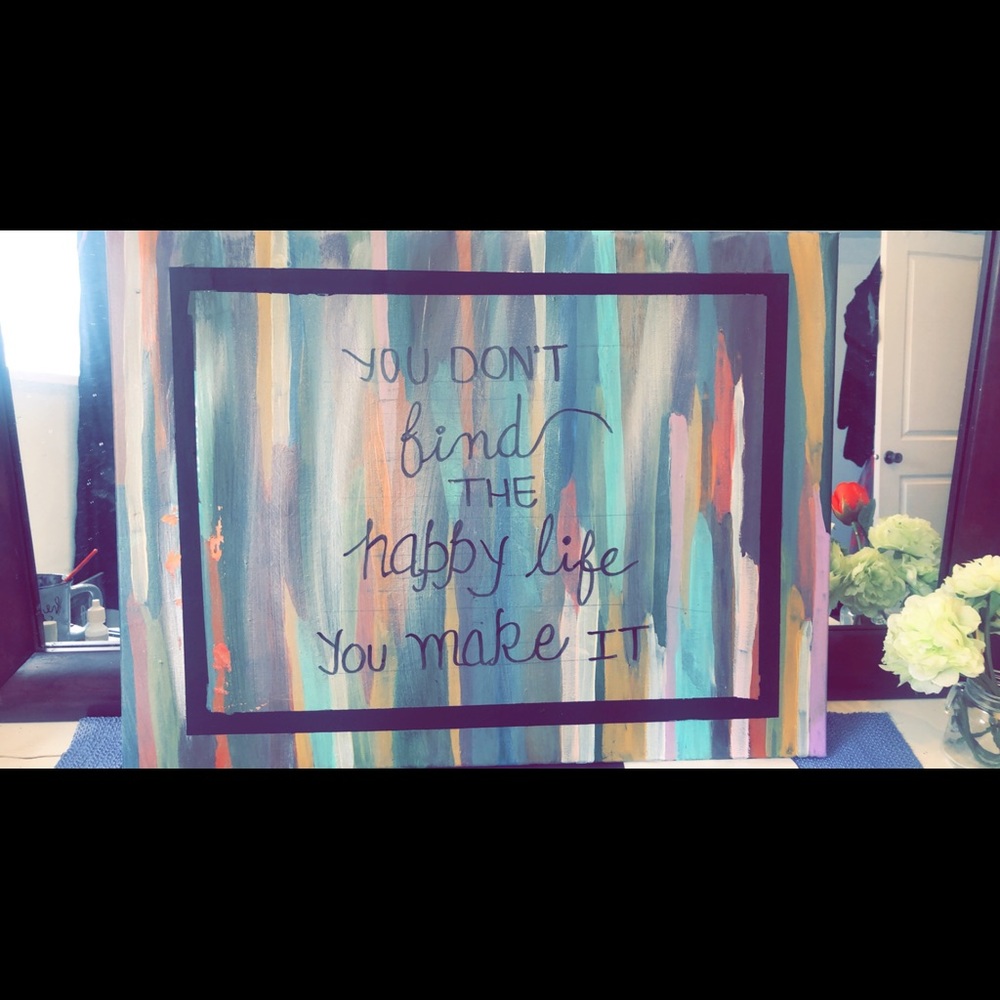 Canvas painting